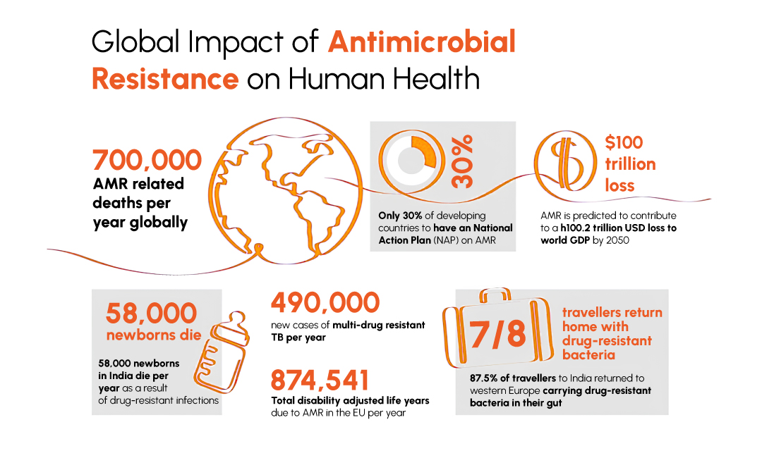 Figure 3: Global impact of AMR on human health