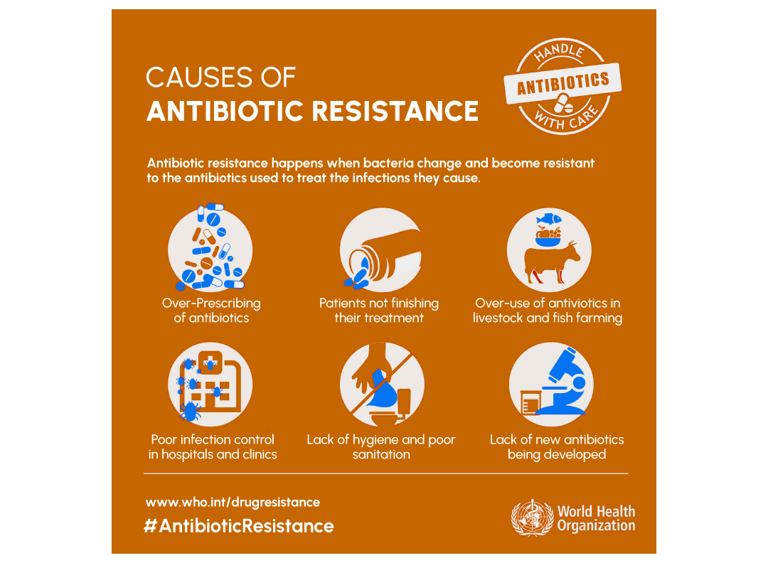 Figure 4: Causes of antibiotic resistance