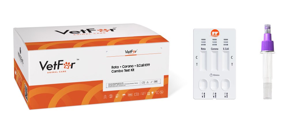 Figure 4: VetFor Rota + Corona + E.Coli K99 Combo Test Kit
