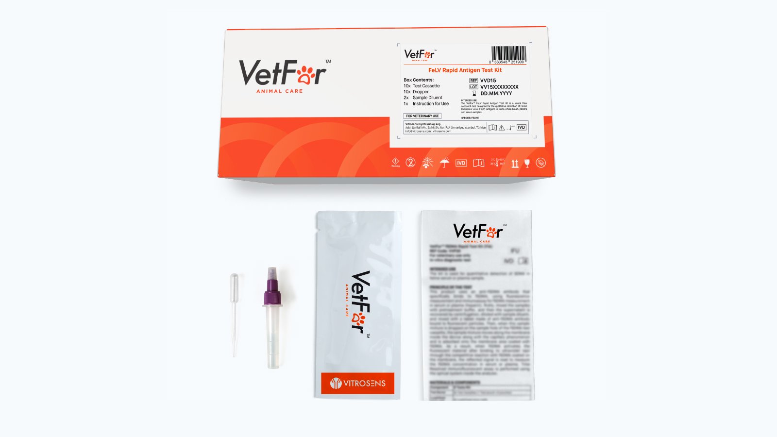 Figure 3: The FeLV Rapid Antigen Test Kit