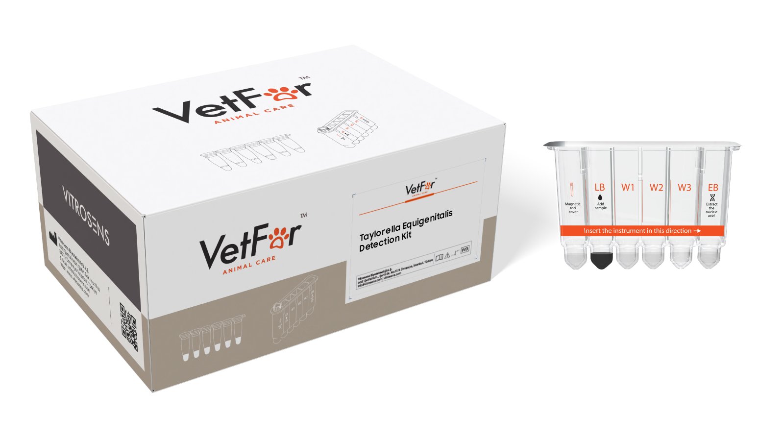 Figure 2. VetFor Taylorella Equigenitalis Detection Kit Box Content 