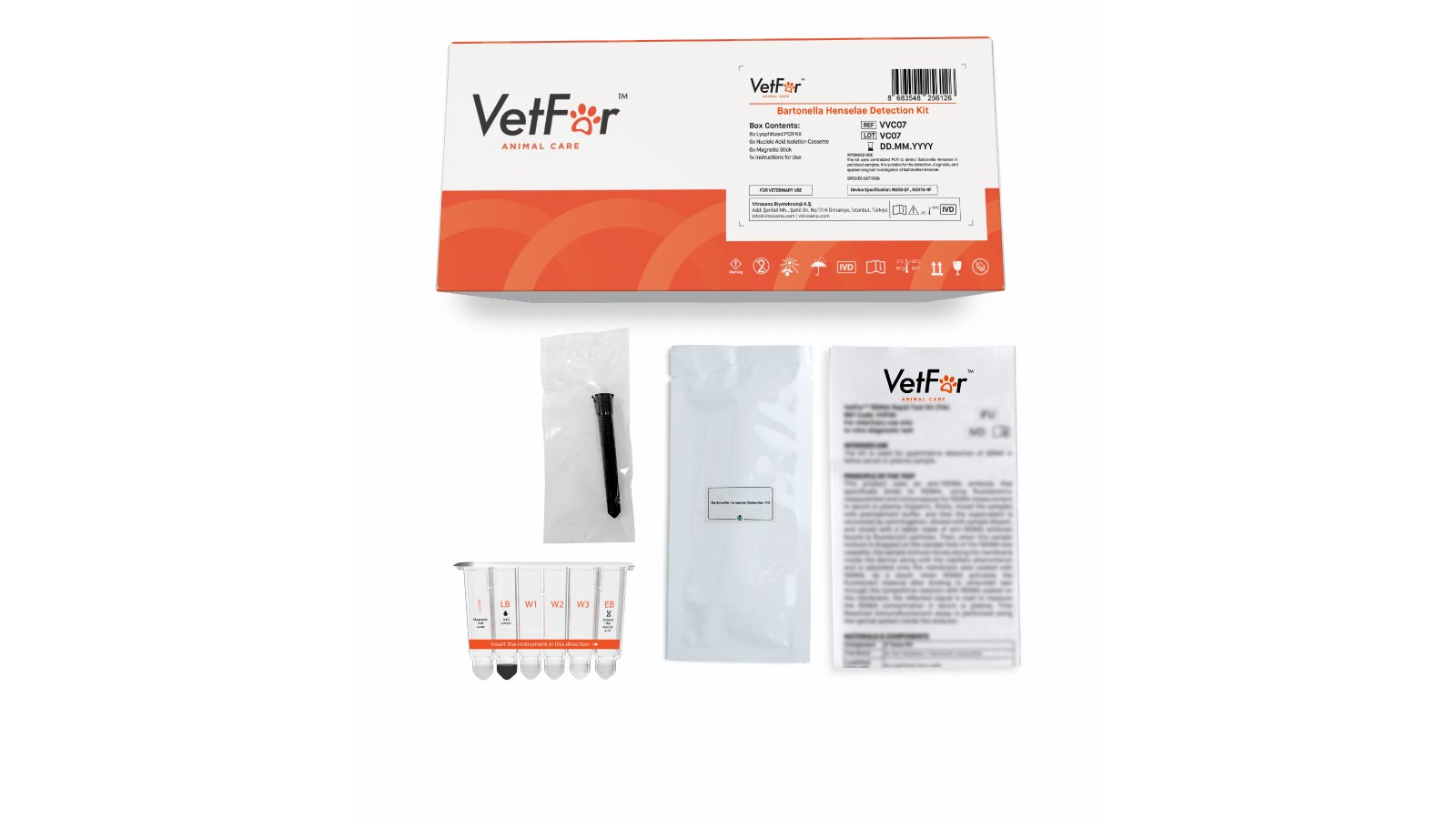 Figure 2. Bartonella Henselae Detection Kit Content