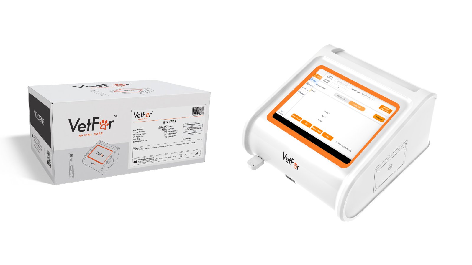 Figure 2. fFT4 (FIA) Test Kit Contents and Product Overview