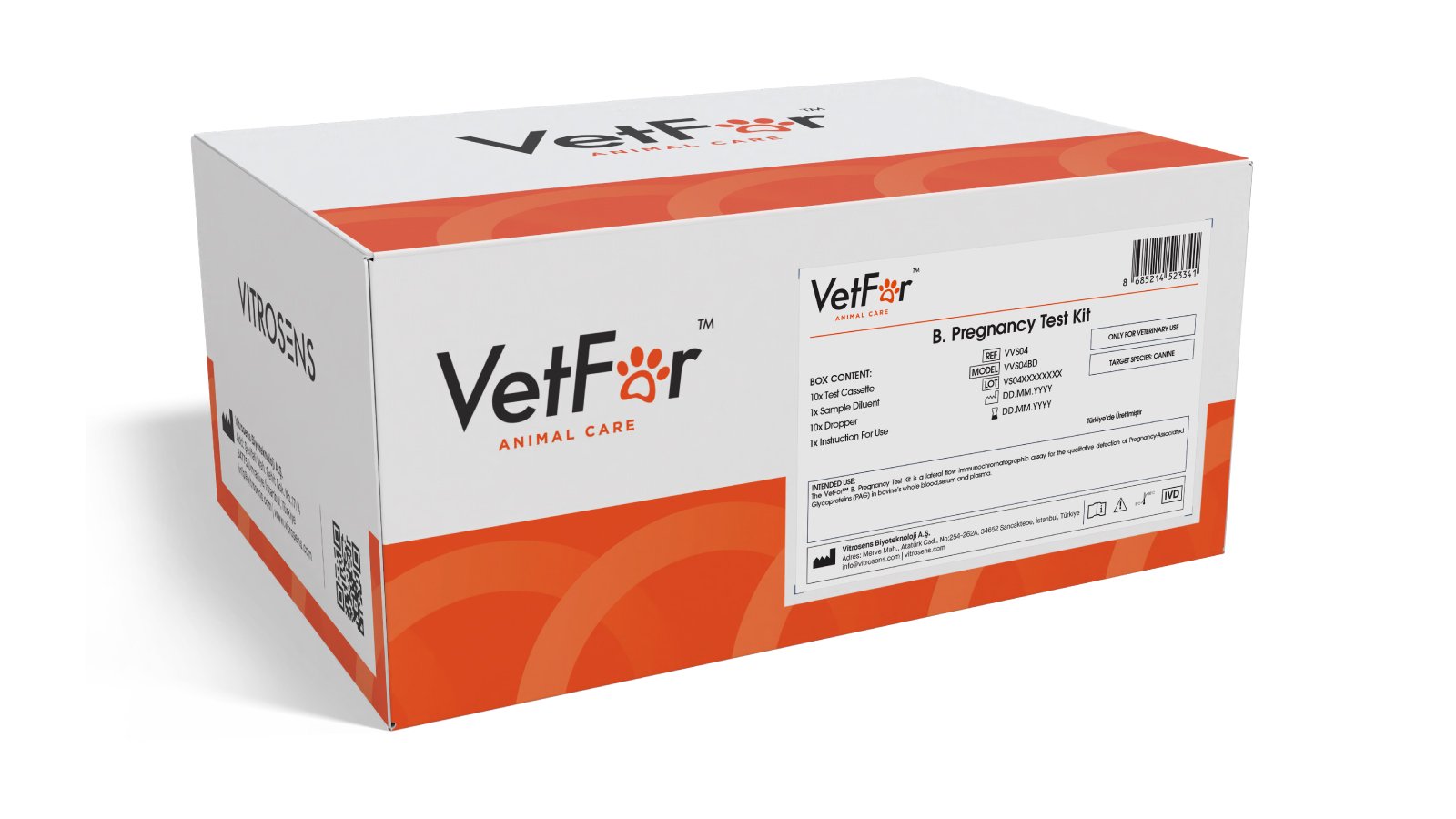 Figure 2. VetFor™ B. Pregnancy Test Kit.