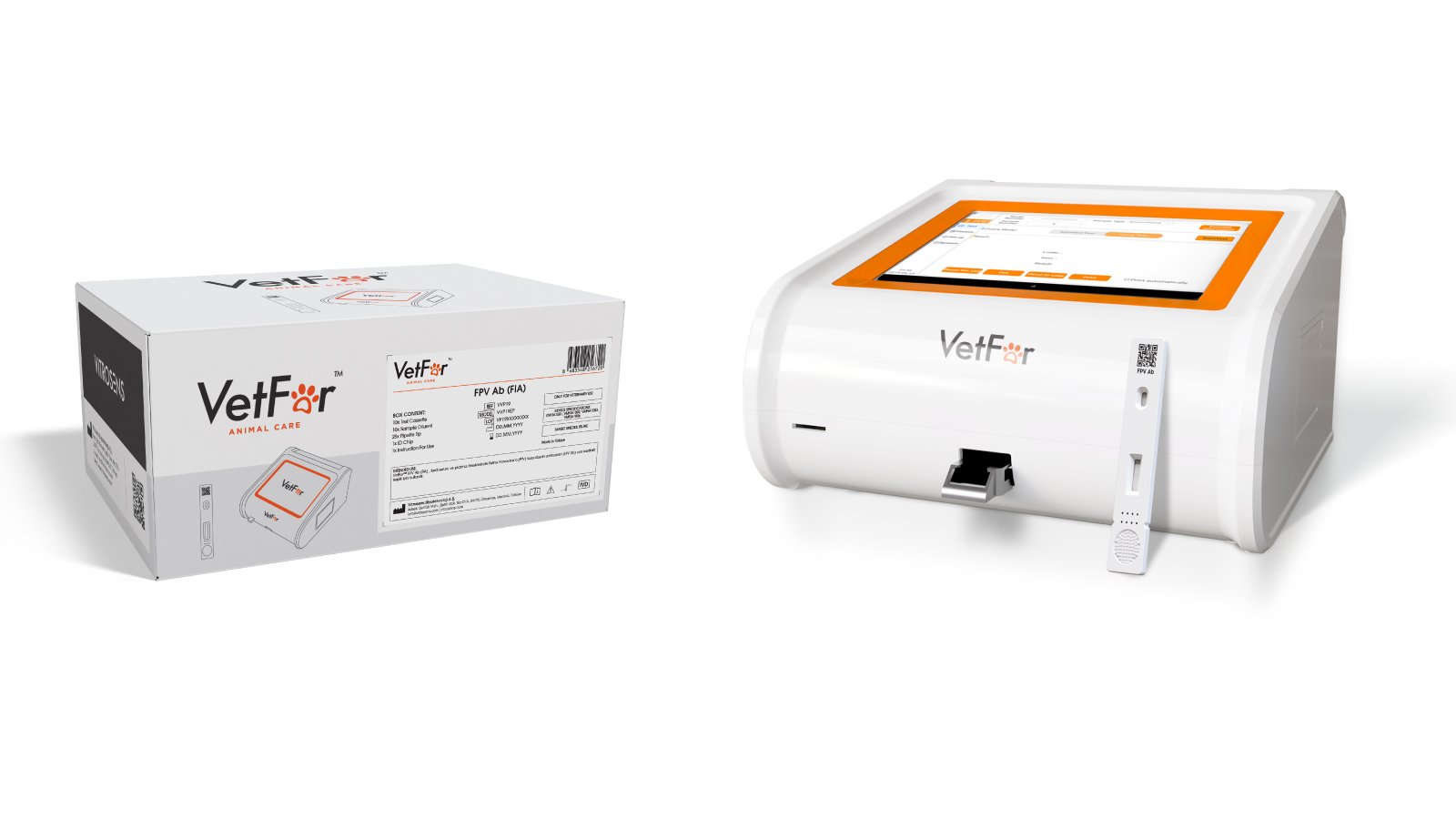 Figure 2. VetFor™ fPL (FIA) and Vitrosens’s Immunofleuresence Analyzer.