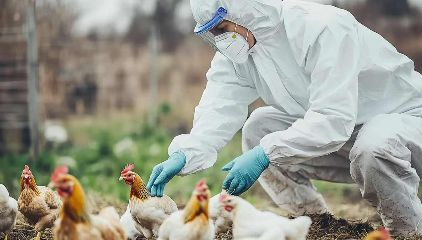 Figure 1. Poultry flock monitoring and biosecurity practices play an important role in avian influenza surveillance and early disease recognition.